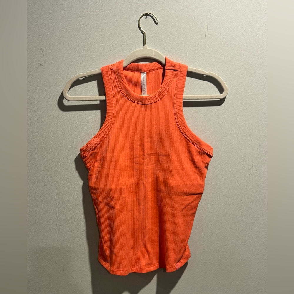 Fabletics high neck Tank - Coral Crush